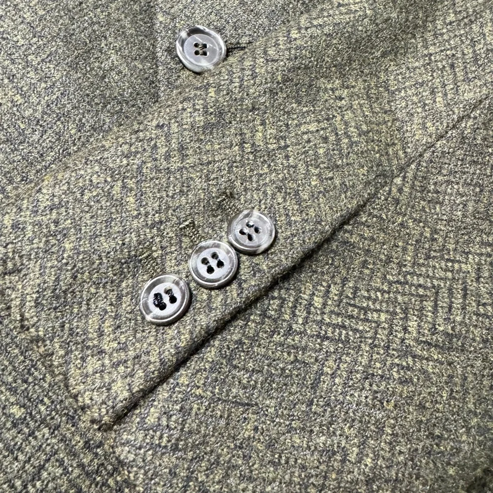 Ermenegildo Zegna Soft 46L Silk & Cashmere Herringbone Sport Coat